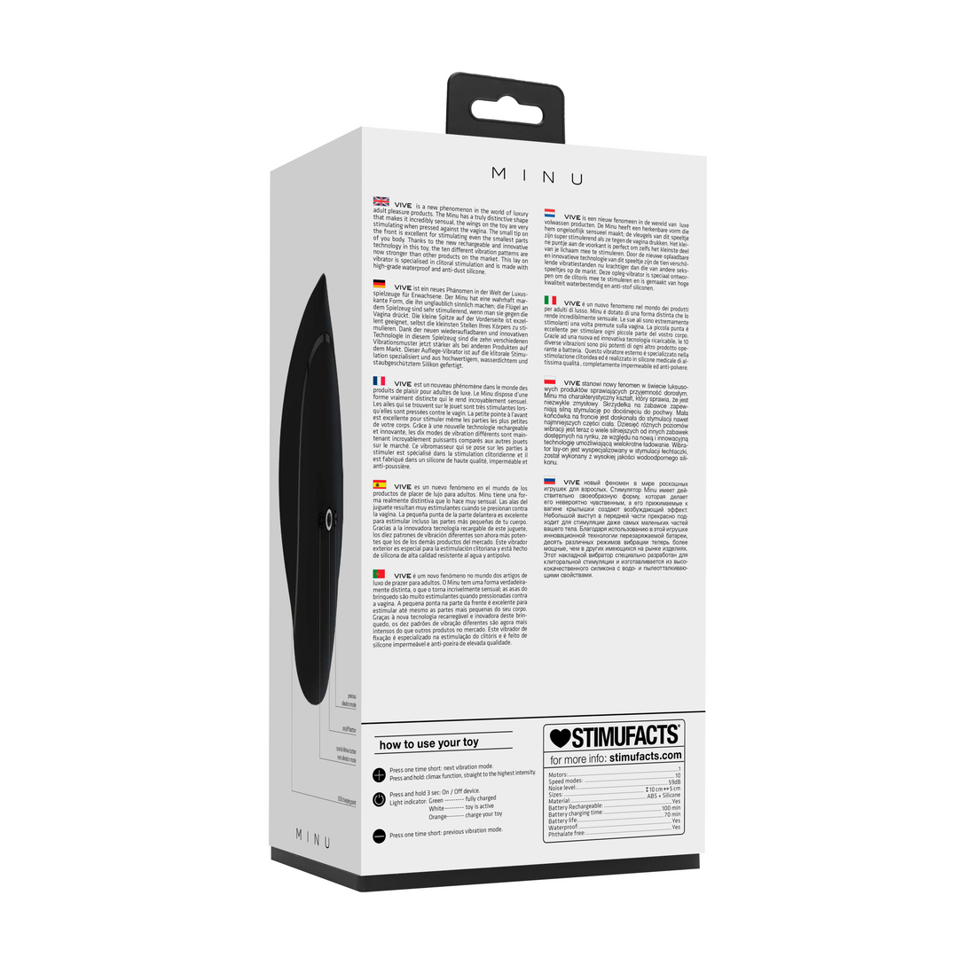 Minu - Lay On Vibrator - Schwarz