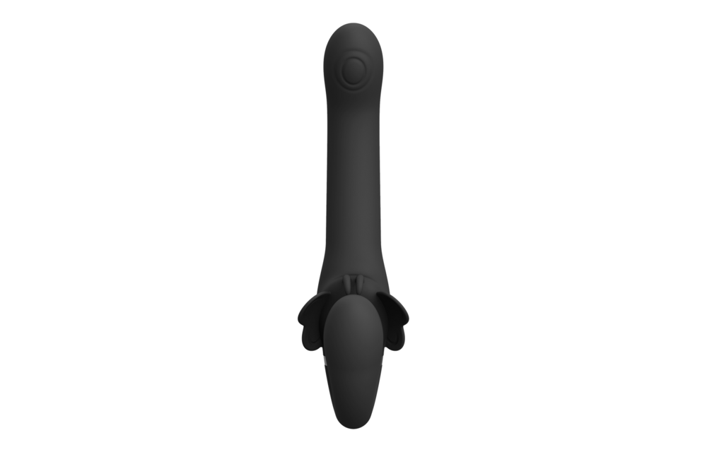Satu Strapless Strapon Zwart – Pulse-Wave & Vibratie Genot