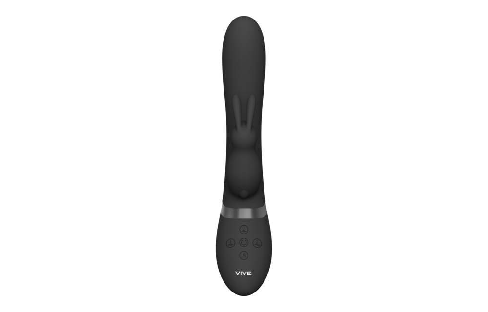 Taka Rabbit Vibrator Black – Inflatable & Stylish Pleasure