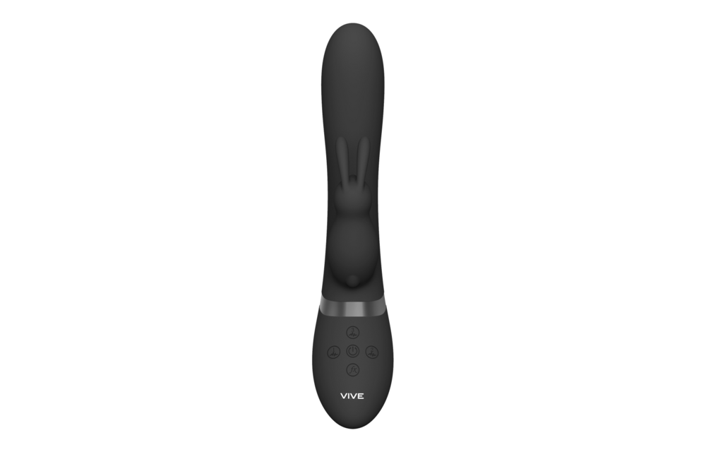 Taka Rabbit Vibrator Schwarz – Aufblasbar & stilvolles Vergnügen