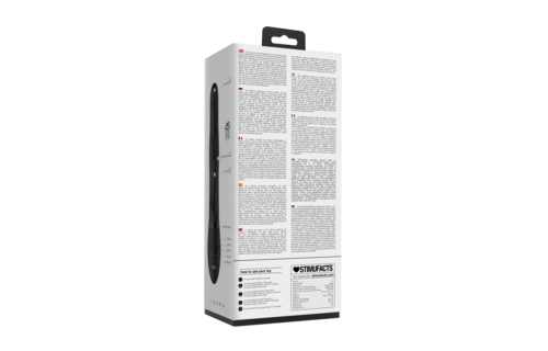 Izara Rabbit Vibrator Black – Rotating Beads & 10 Modes