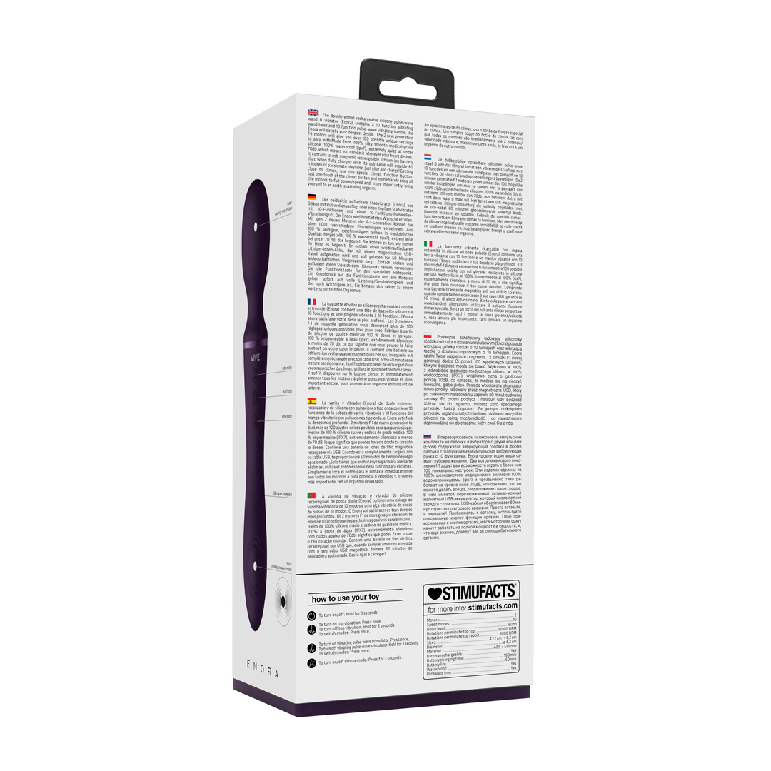 Enora - Wand Vibrator - Purple