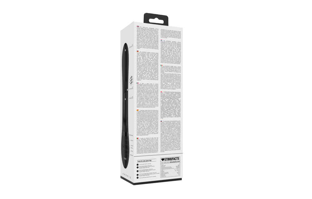 Amoris Stimulating Beads Rabbit Black - Ultimate Pleasure