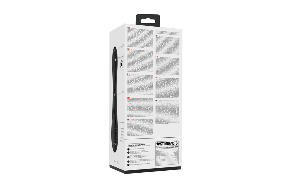 MIRA Spinning G-Spot Rabbit Schwarz | Luxuriöser Rabbit-Vibrator