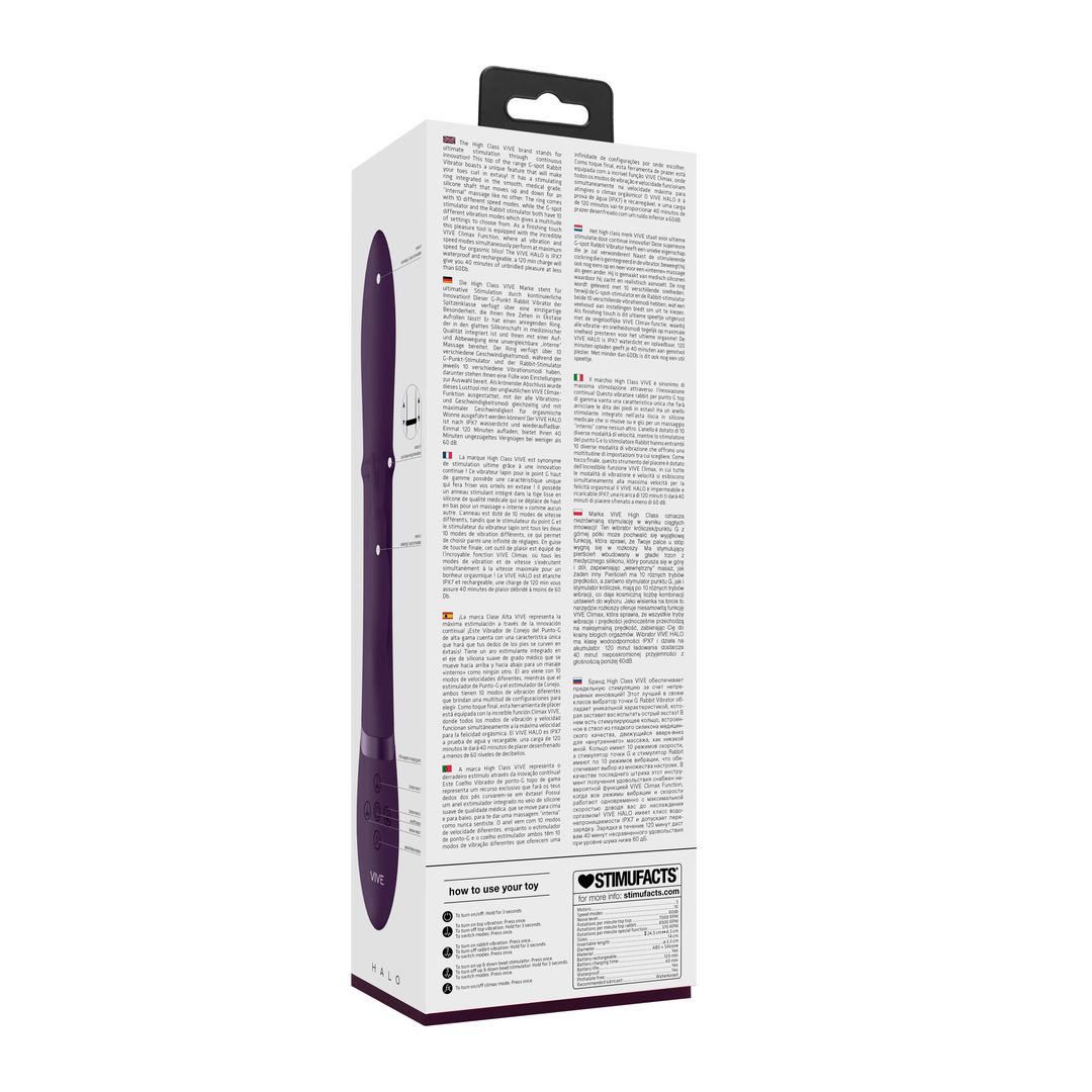 Halo - High End Vibrator - Lila