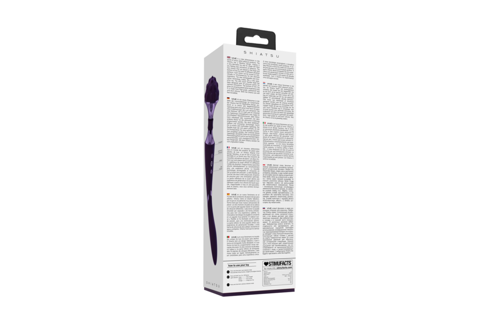 Shiatsu - Wand Vibrator - Lila