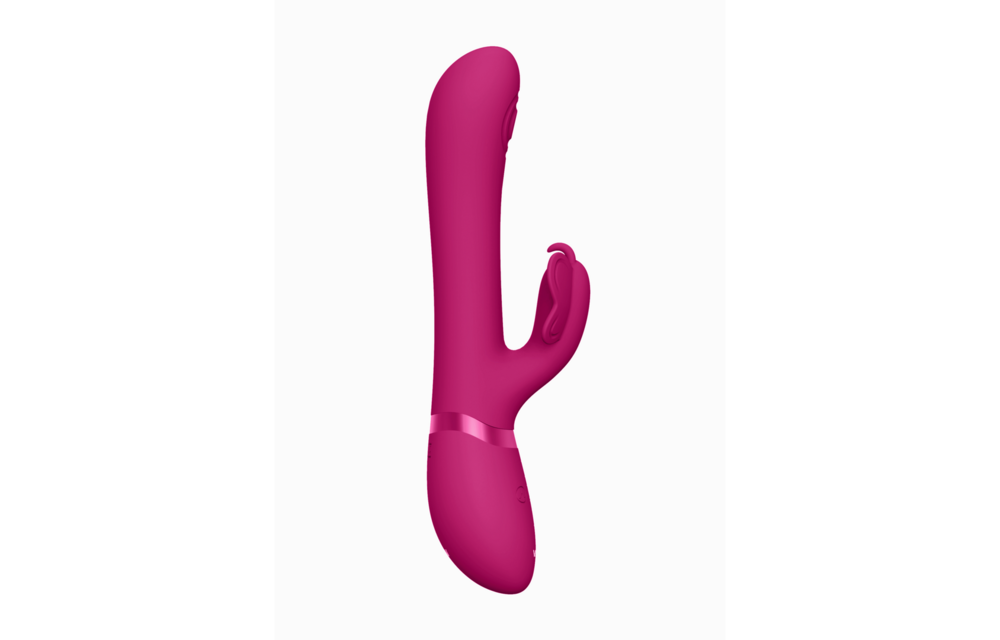 Etsu - Luxury Vibrator with interchangeable clitoral sleeves - Pink