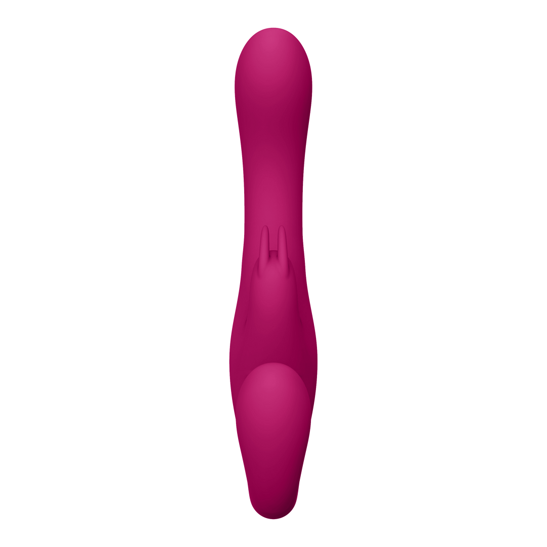 Suki - Vibrating Strapless Strap-on Rabbit - Rosa