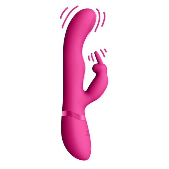 May - Luxus Vibrator mit Pulsation - Rosa