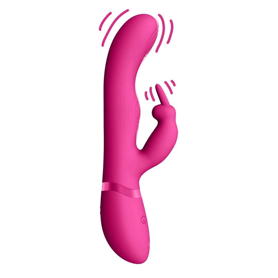 May Luxe Vibrator Rosa – 3 Motoren, G-Punkt & Pulsation