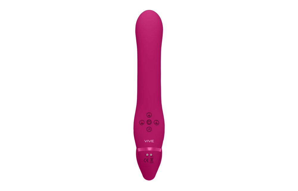 Vive AI Strapless Strapon Pink – Dual-Vibration & Air Wave