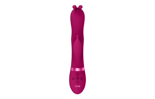 Gada - Vibrating Bunny with G-Spot Pulsation - Pink