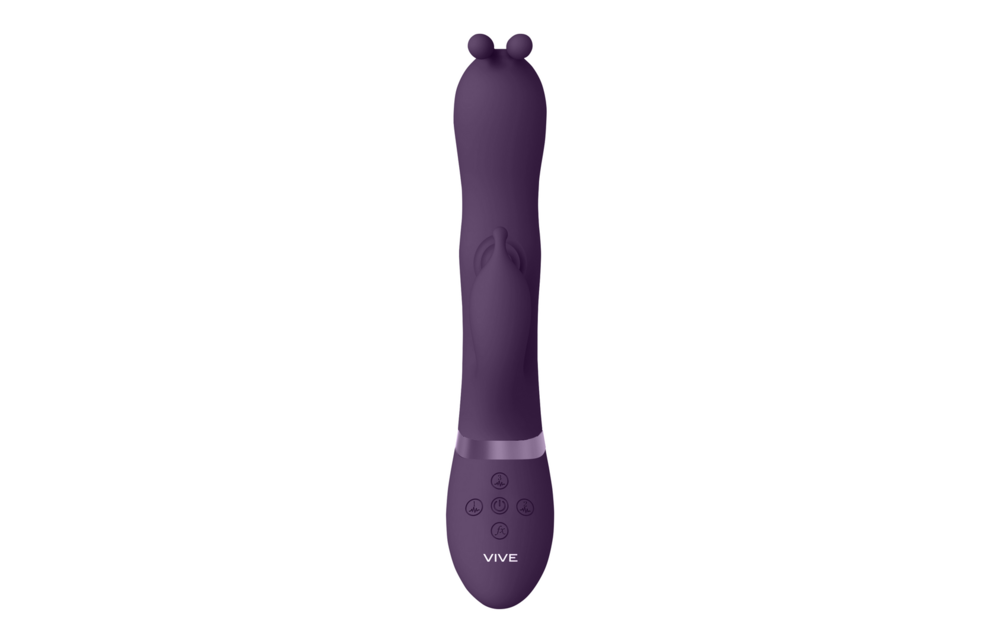 Vive Gada Purple - Vibrating Bunny with G-Spot & Pulsation