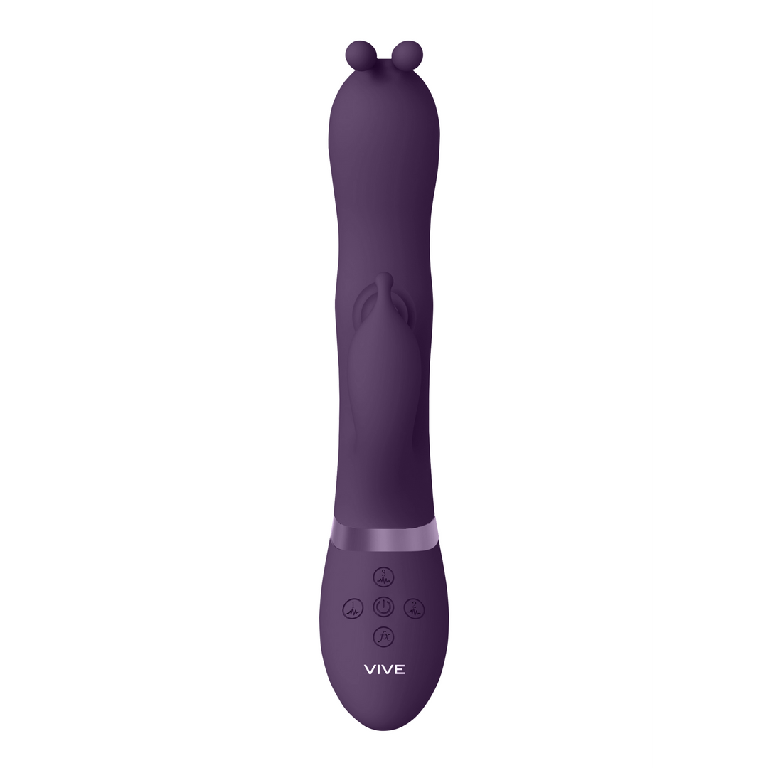 Gada - Vibrerende Bunny met G-Spot Pulsatie – Paars
