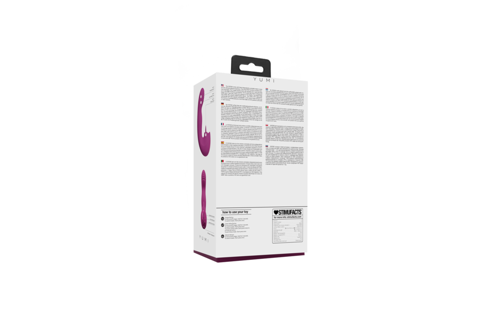 Yumi Triple Motor G-Punkt-Vibrator & Zungenstimulator Rosa