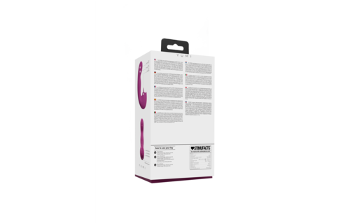 Yumi - Triple Motor G-Spot Finger Motion Vibrator and Flickering Tongue Stimulator - Roze