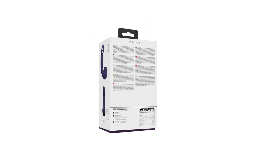 Yumi G-Spot Vibrator Purple - Triple Motor & Tongue Stimulator