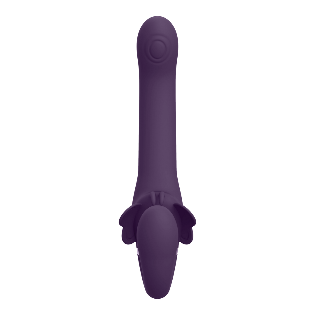 Satu Strapless Strap-on Paars – Pulse-Wave & Vibratie Genot
