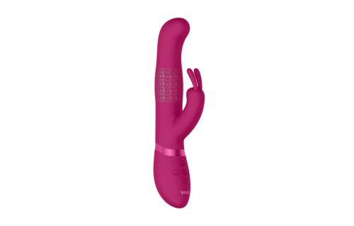 Izara - Rotating Beads Rabbit Vibrator - Roze