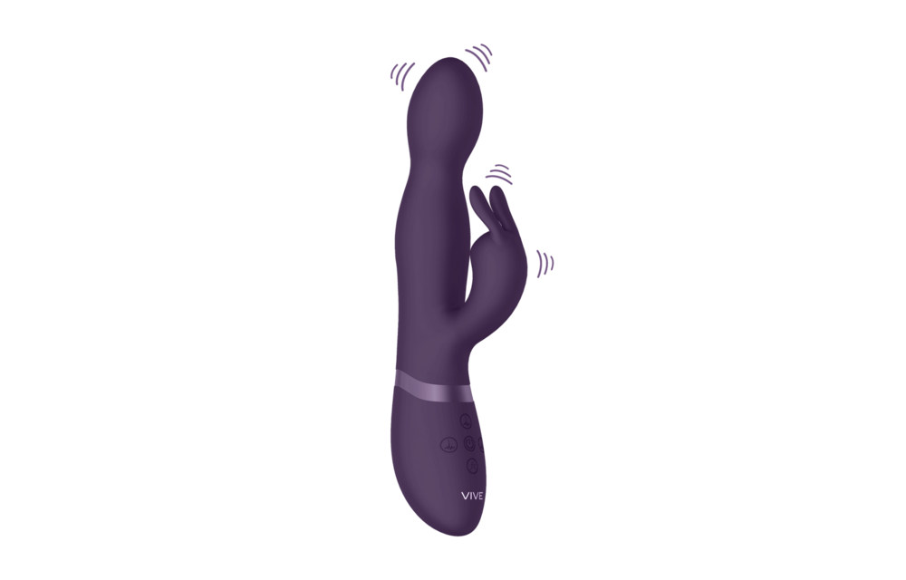 Niva Rotating Rabbit Vibrator Purple – 360° Rotating Pleasure