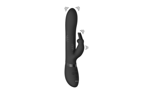 Amoris - Stimulating Beads Rabbit - Black