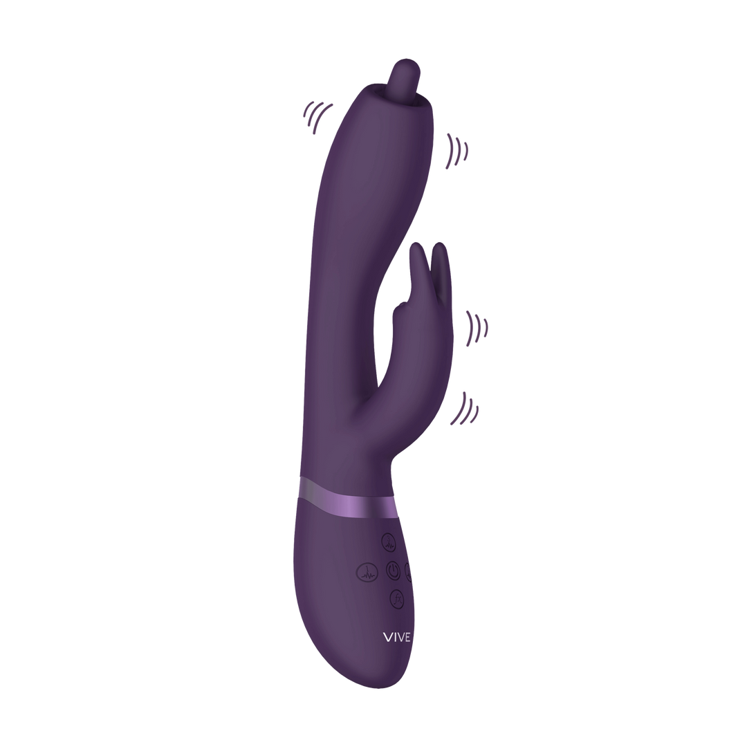 Nilo G-spot Rabbit Purple – 360° Rotating & 10 Vibration Settings