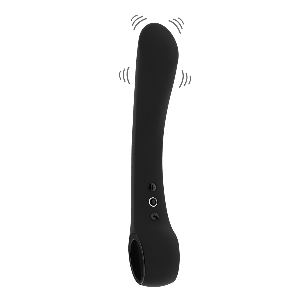 Ombra Flexibler Vibrator Schwarz – Luxuriös, flexibel und wiederaufladbar