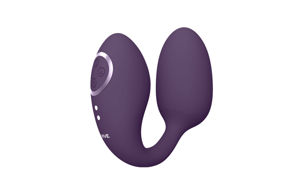 Aika Paars Vibrerend Liefdes Eitje met Pulse-Wave Motor