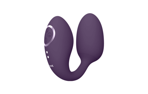 Aika Lila Vibrierendes Liebes-Ei mit Pulse-Wave-Motor