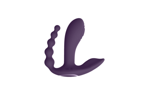 KATA Pulse Wave Vibrator Purple - Double Penetration & USB