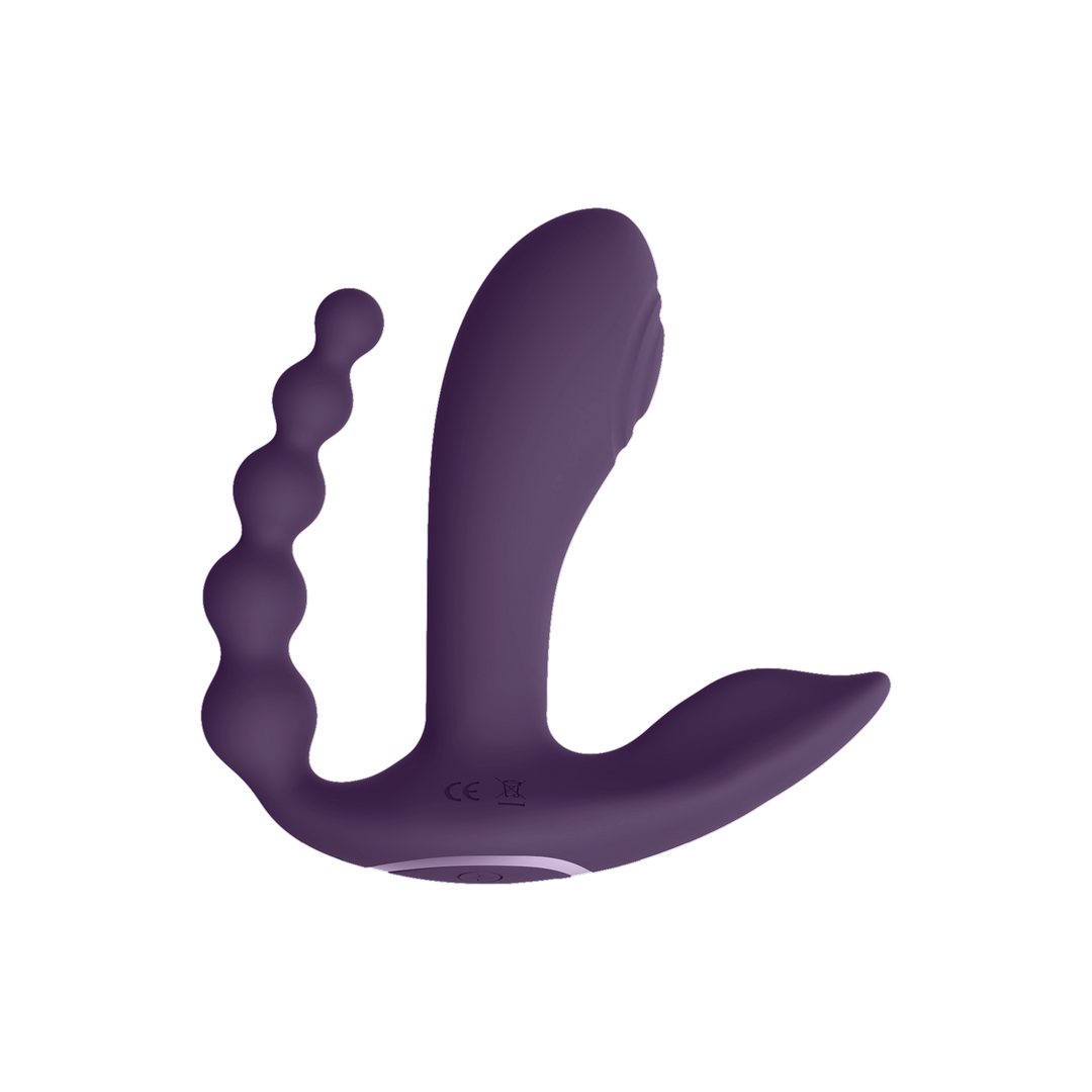 KATA Pulse Wave Vibrator Purple - Double Penetration & USB