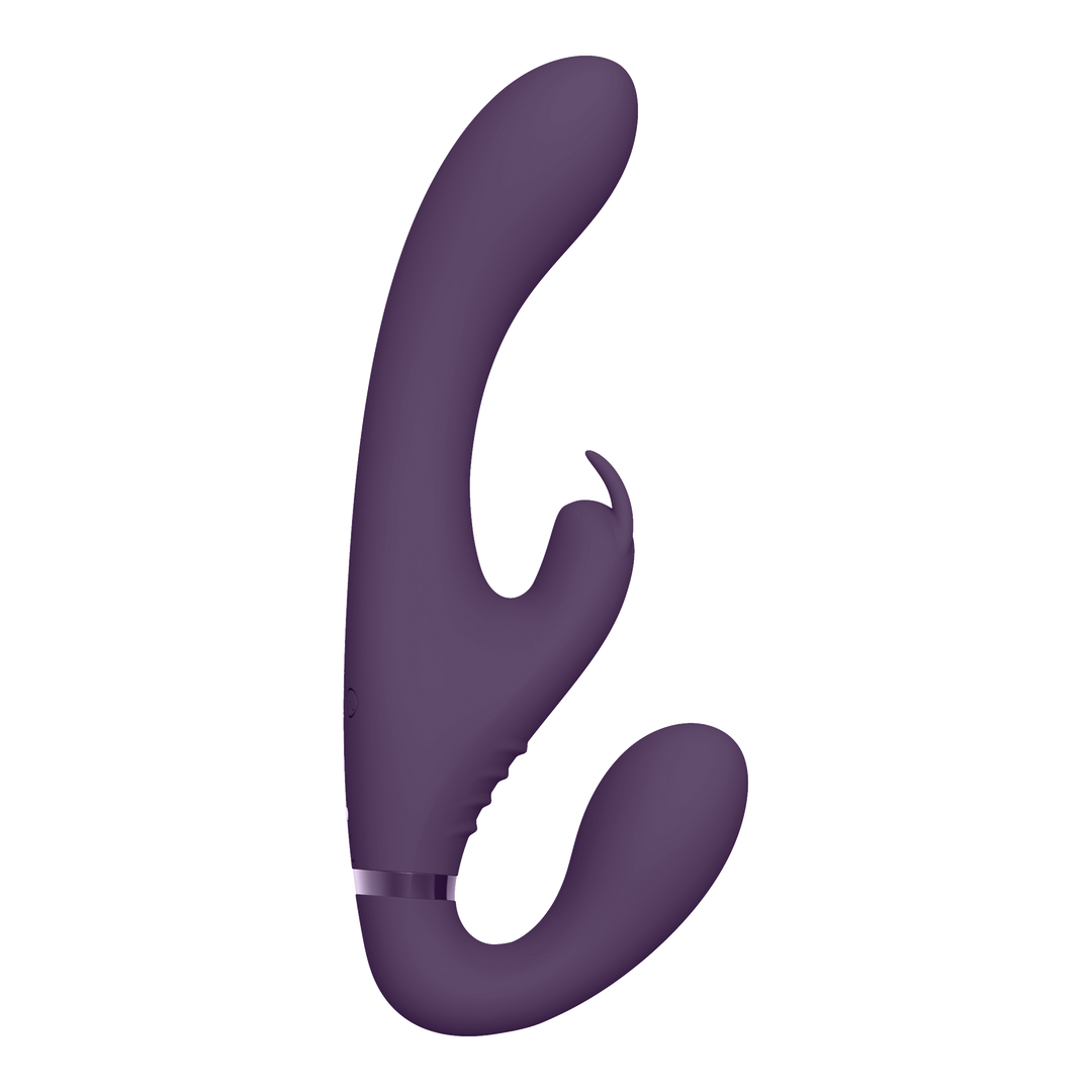 Suki Strapless Strap-on Purple – Powerful Luxury Vibrator