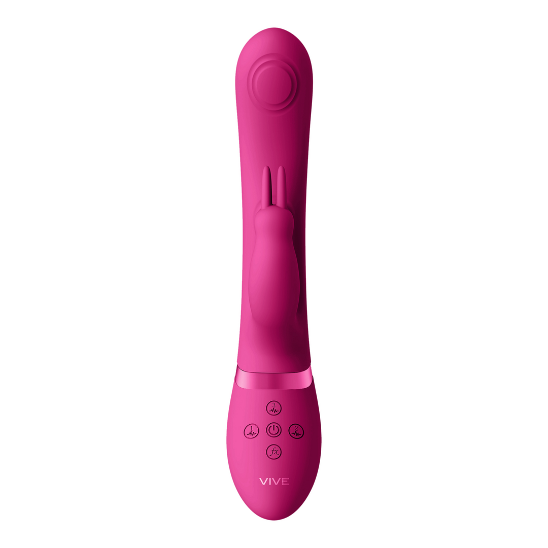 May - Luxus Vibrator mit Pulsation - Rosa