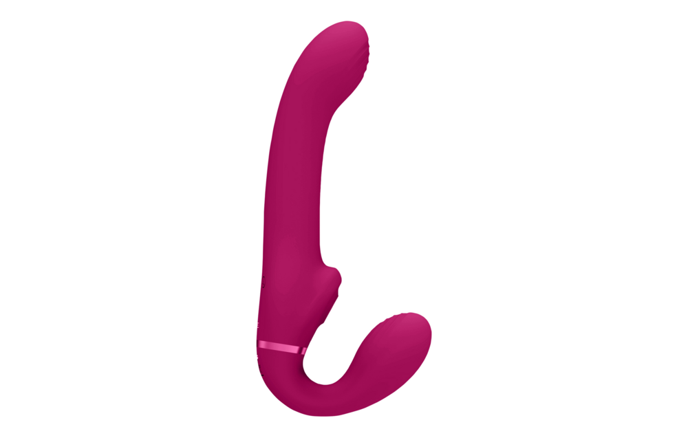 Vive AI Strapless Strapon Pink – Dual-Vibration & Air Wave
