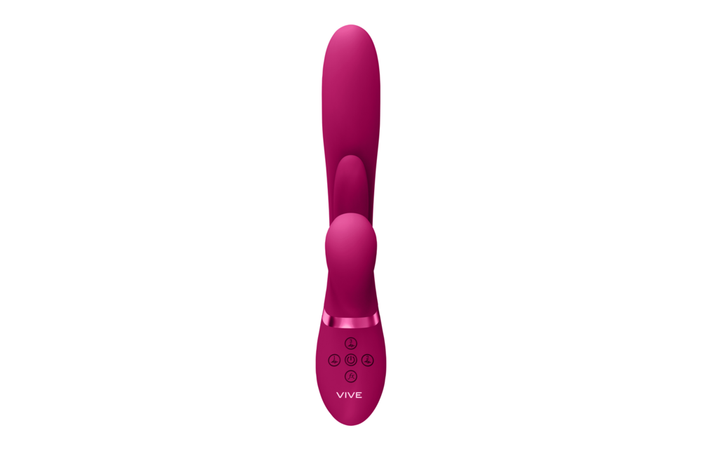Kura G-Spot Vibrator Roze – Stotend, Puls & Flapperend