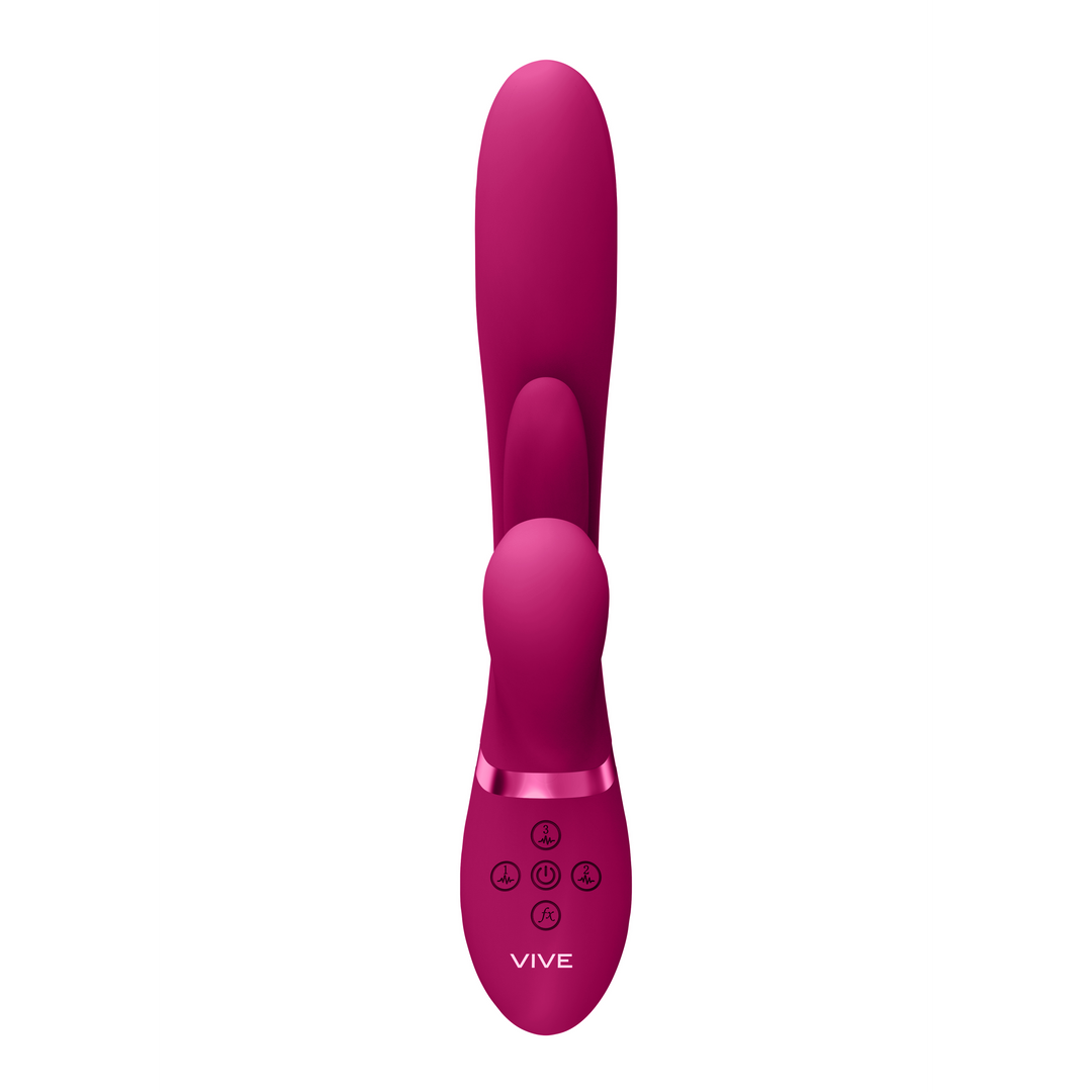 Kura G-Spot Vibrator Pink – Thrusting, Pulsing & Fluttering