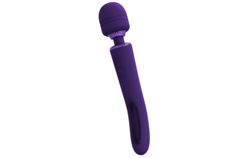Kiku Double-Sided Wand | Innovative G-Spot Flapper Purple