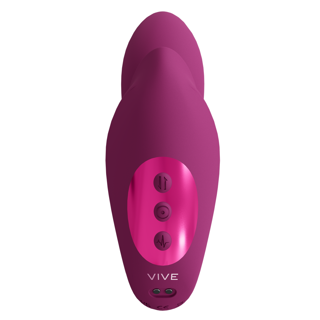 Yuki - Dual Motor G-Spot Vibrator with Massaging Beads - Roze