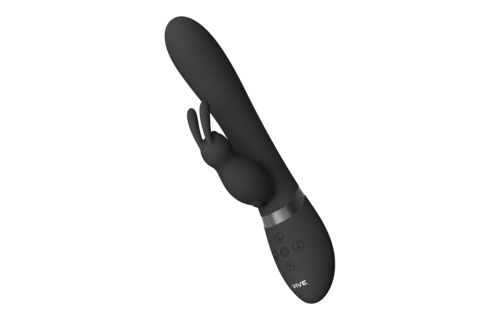 Taka Rabbit Vibrator Black – Inflatable & Stylish Pleasure