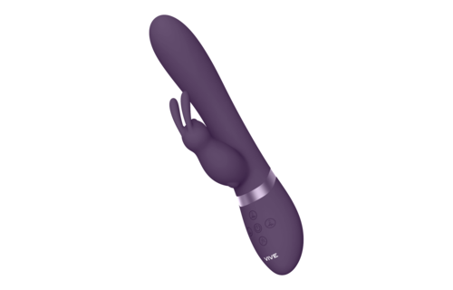 Taka - Inflatable and Vibrating Rabbit Vibrator - Lila