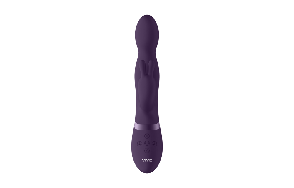 Niva Rotating Rabbit Vibrator Lila – 360° rotierendes Vergnügen