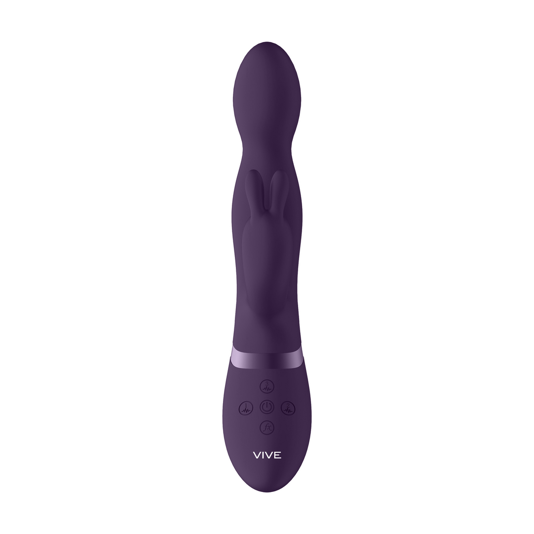 Niva Rotating Rabbit Vibrator Purple – 360° Rotating Pleasure