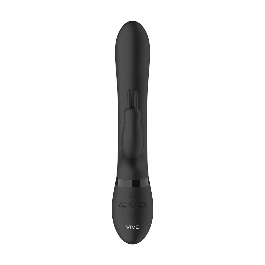 Amoris Stimulating Beads Rabbit Black - Ultimate Pleasure