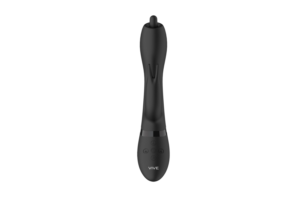 Nilo G-spot Rabbit Zwart – 360° Roterende Vibrator
