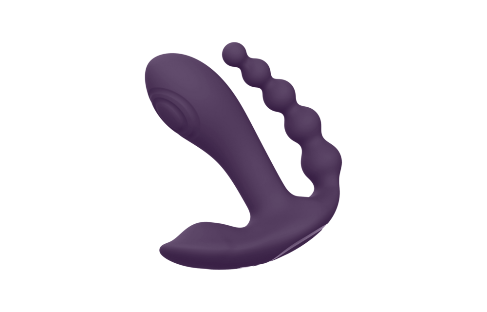 KATA Pulse Wave Vibrator Paars - Dubbele Penetratie & USB