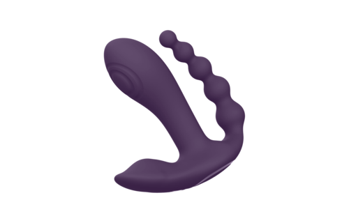 KATA Pulse Wave Vibrator Paars - Dubbele Penetratie & USB