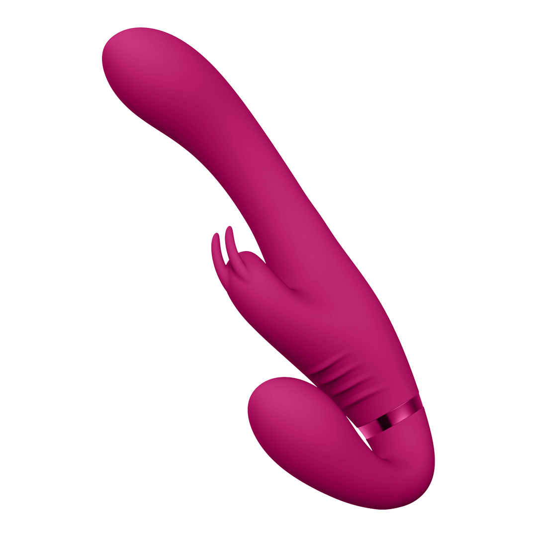 Suki Strapless Strap-on Vibrator Pink – Kraftvoll & Luxuriös