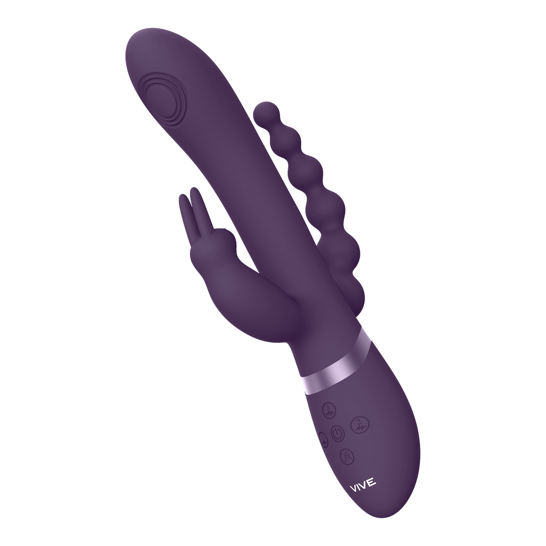RINI Rabbit Vibrator Purple – 3 Motors, 1000 Functions