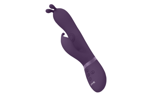 Gada - Vibrating Bunny with G-Spot Pulsation - Purple
