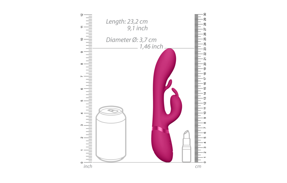 Tama Luxe G-spot & Clitoris Vibrator Roze – 10 Trilstanden